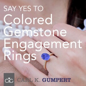 Say Yes to Colored Gemstone Engagement Rings