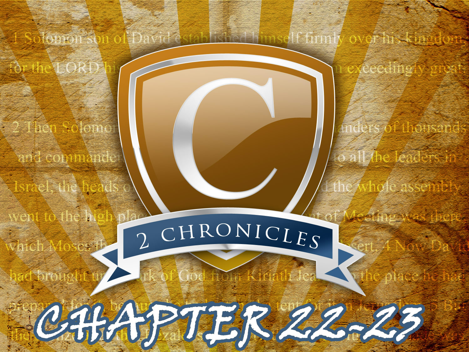 2 Chronicles 22-23