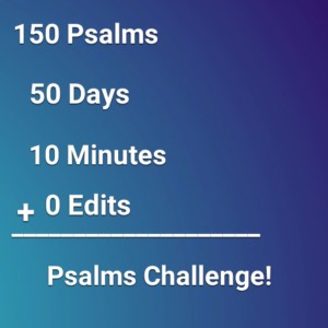 Psalms Challenge Day 1