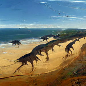 Spor af dinosaurer, åndevæsner og kampen om en kyst