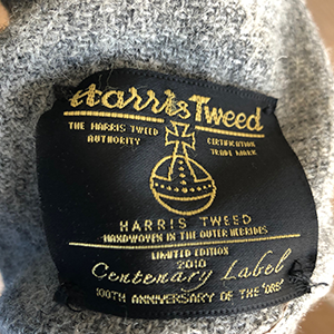 Harris Tweed, stof om uit te leggen