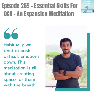 Episode 259 - Essential Skills For  OCD - An Expansion Meditation