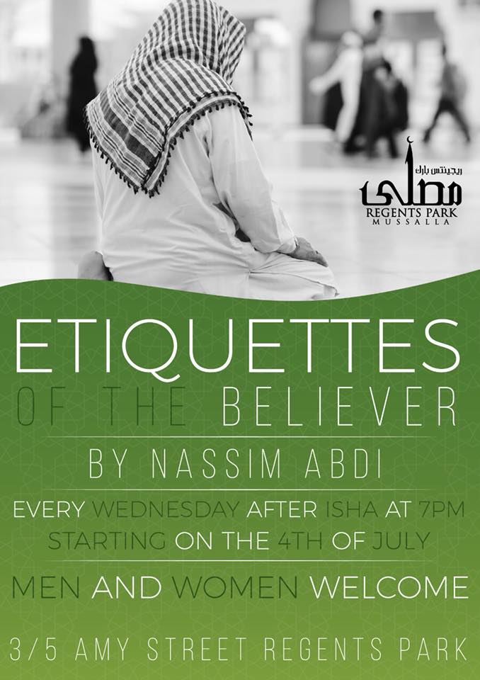007 Eitquettes of the Believer | With the Sahabah | Nassim Abdi