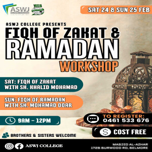 The Fiqh of Ramadan Workshop | Sh. Mohamad Doar