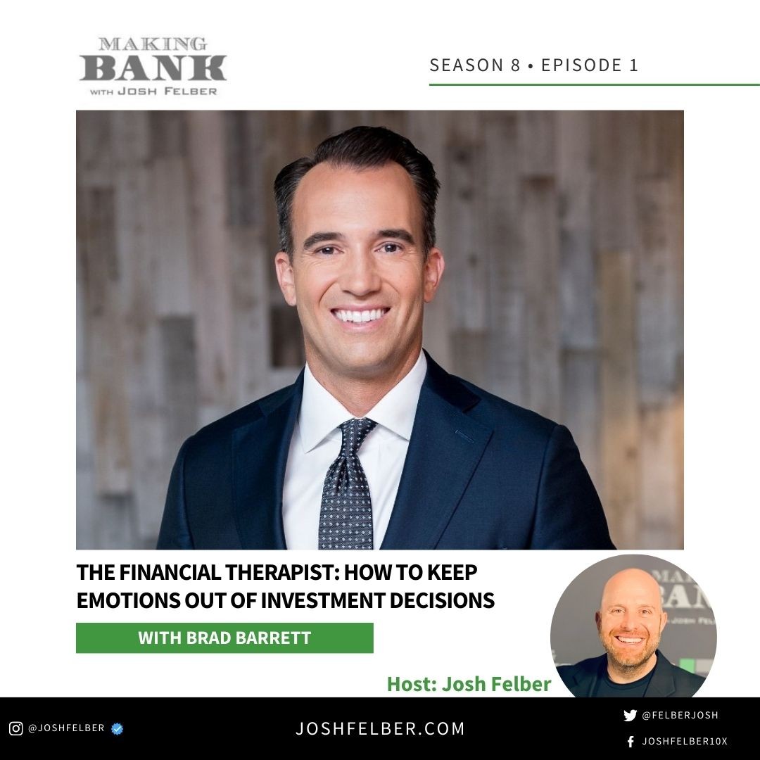 cover of episode The Financial Therapist: How To Keep Emotions Out of Investment Decisions #MakingBank #S8E1