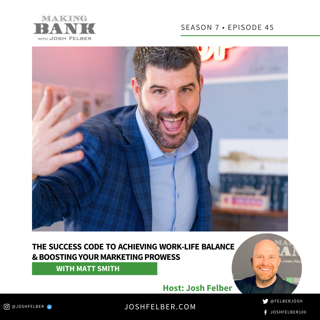 cover of episode The Success Code to Achieving Work-Life Balance & Boosting Your Marketing Prowess #S7E45