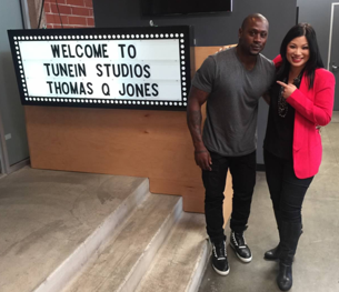 NFL STAR'S NEW BIG CAREER ON THE SMALL SCREEN - THOMAS Q JONES