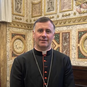Dievo žmogus tarp dirbtinio intelekto ir karo – kardinolas R. Makrickas apie popiežių Leoną XIV