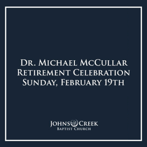 Michael McCullar Retirement Celebration