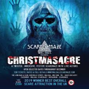 ScareTrack - Walsall ScareMaze Christmasacre / ScareCon Christmas Party / On-location Review 