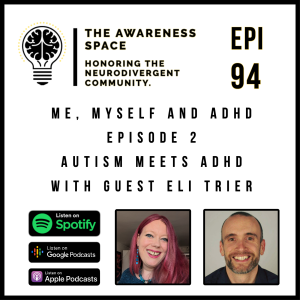 Epi 94 - Me, Myself & ADHD - Epi 2 - Autism Meets ADHD - With Guest Eli Trier