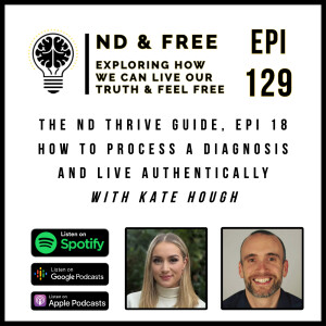 Epi 129 - How To Process a Diagnosis and Live Authentically - With Kate Hough - The ND Thrive Guide Epi 18