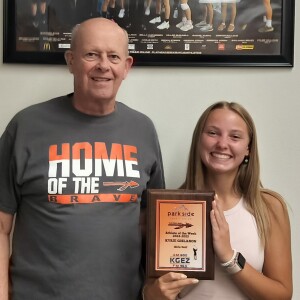 Parkside Credit Union Athlete of the Week Kyrie Gislason 09-27-24