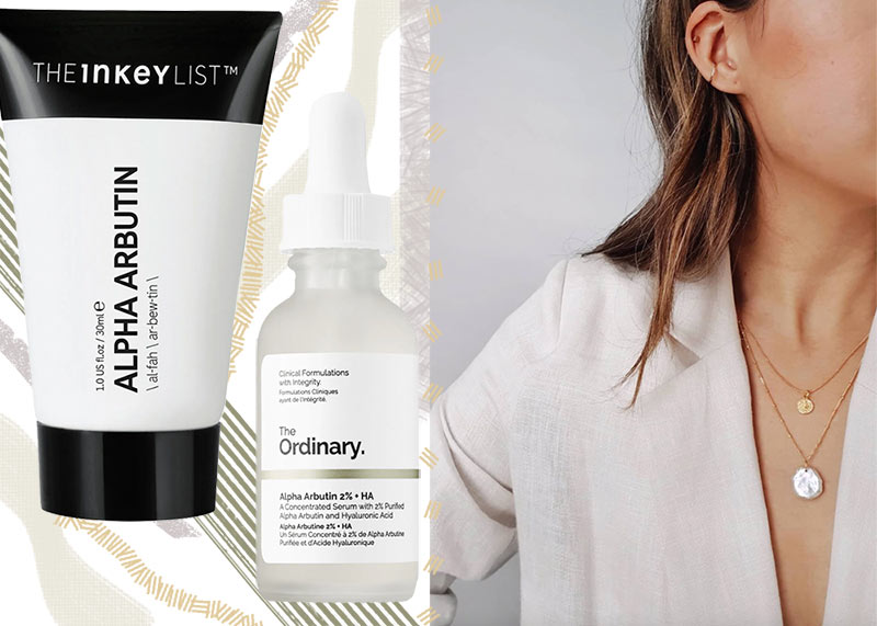 To lighten dark hair at home