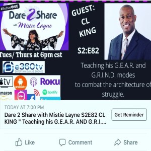 C. L. King Interviewed on Dare 2 Share Broadcast