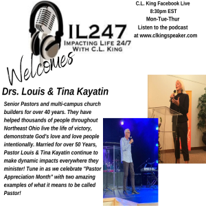 Interview with Drs. Louis and Tina Kayatin. Former Pastors of Church on the North Coast