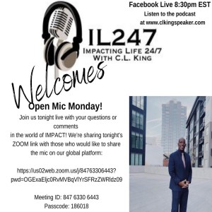 Open Mic Monday With CL King
