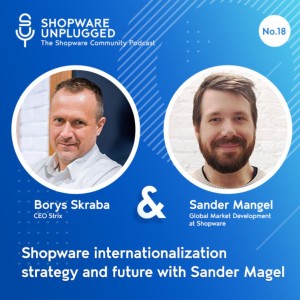 #018 Shopware internationalization strategy and future with Sander Magel, responsible for Global Market Development