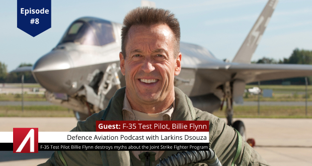 #8 F-35 Test Pilot Billie Flynn Destroys Myths about the Joint Strike Fighter Program