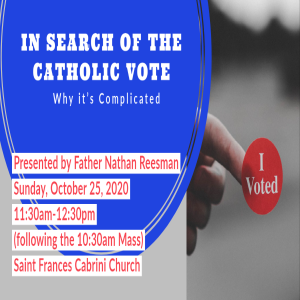 In Search of the Catholic Vote: Why it's Complicated with Father Nathan Reesman