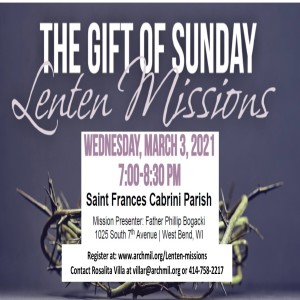 Gift of Sunday-Lenten Mission