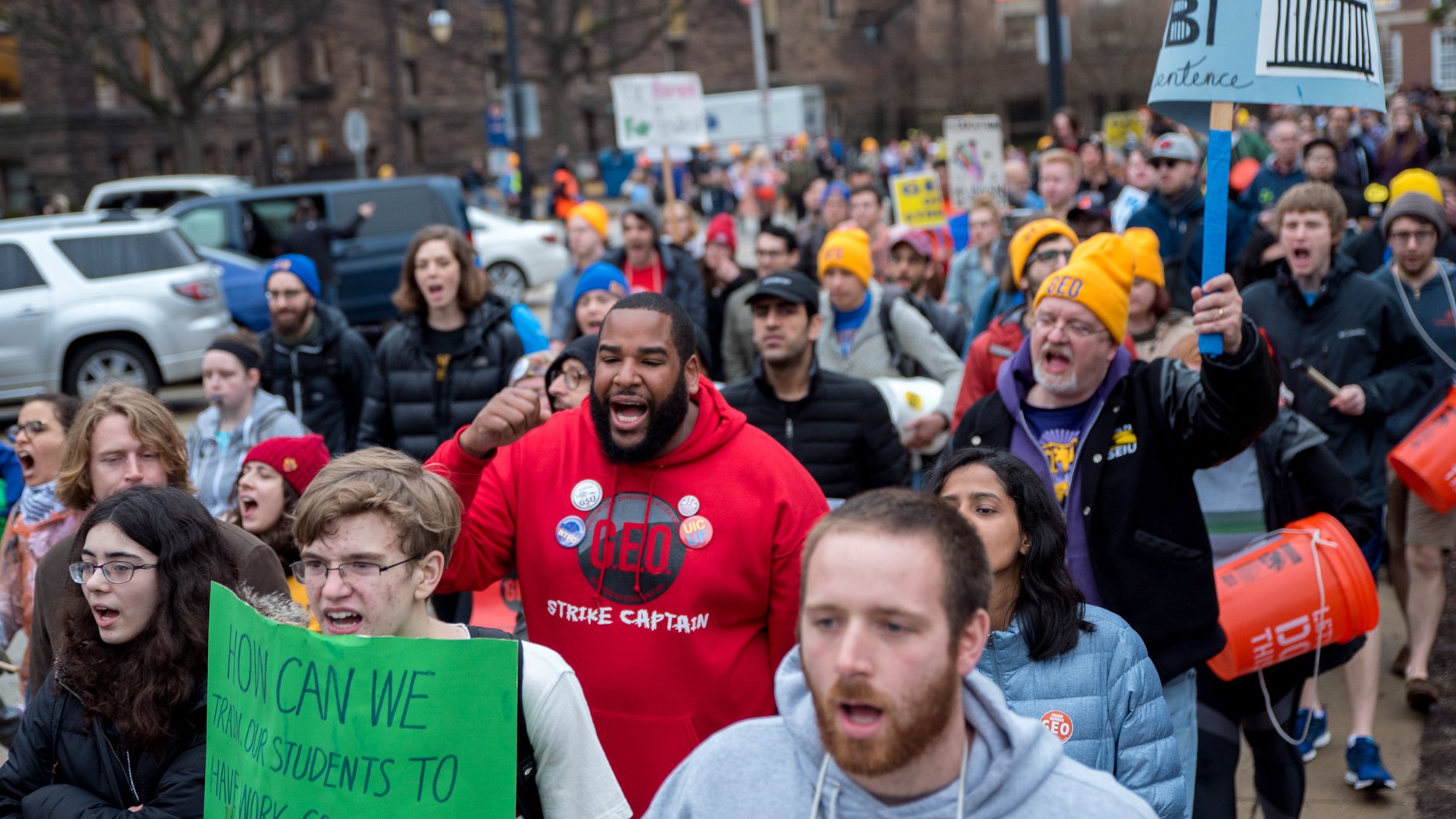 Gus Wood talks Striking Graduate Employees 