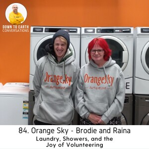 84. Orange Sky - Brodie and Raina - Laundry, Showers, and the Joy of Volunteering