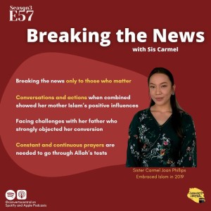 S3E57: ”Breaking the News” with Sis Carmel