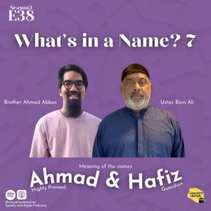 S3E38: What's in a Name? 7 (Ahmad, Hafiz)