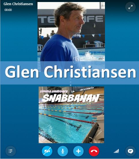Glen Christiansen delar med sig hos Snabbanan - simma fortare