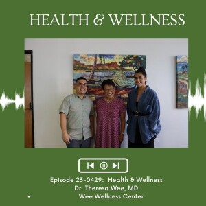 KupunaWiki Radio Show Episode 23-0429 | Dr. Theresa Wee, MD, Wee Wellness Center