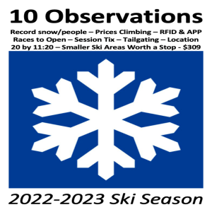 Powder Hounds Ski Trivia Podcast Episode 47 - 10 Observations from the 2022-2023 Ski Season (May 16, 2023)