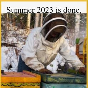 A Subarctic Beekeeper: Summer 2023 and now it’s winter again.