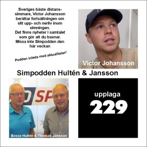 Simpodden Hulten&Jansson nr 229 med Victor Johansson
