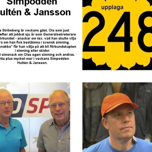 Simpodden Hulten& Jansson upplaga 248 med Ola Strömberg som gäst