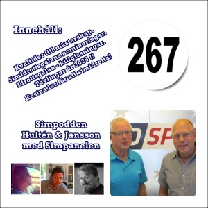 Simpodden Hultén & Jansson nr 267 med Simpanelen