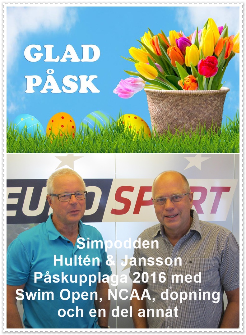 Simpodden Hulten &amp; Jansson nr 29 - om dopning, Swim Open, NCAA och en del annat