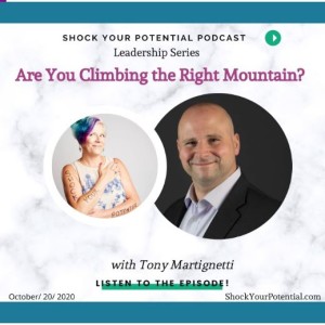 Are You Climbing The Right Mountain - Tony Martignetti