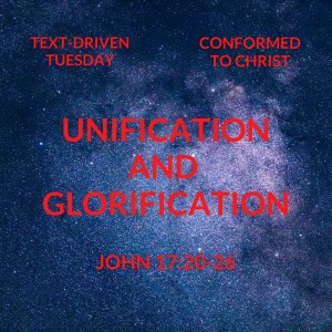 Unification and Glorification – John 17:20-26 – Test-Driven Tuesday