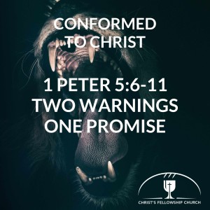 Text-Driven Tuesday - Two Warning and One Promise - 1 Peter 5:6-11