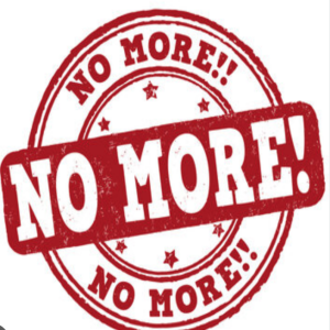 No more...