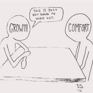 Comfortable with discomfort