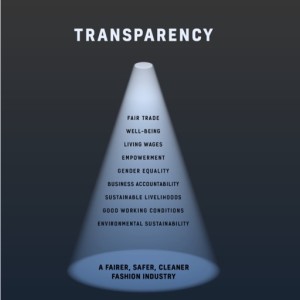 The testimony in transparency