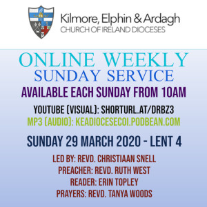 Kilmore, Elphin and Ardagh Weekly Service - 29 March 2020