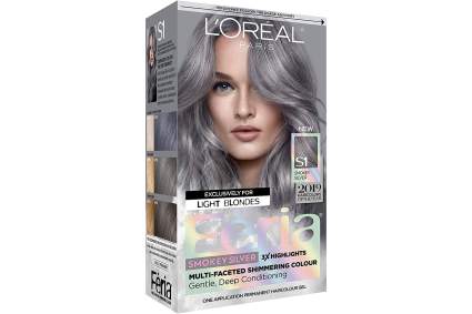 Silver hair dye