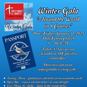 GFBS Interview: "Holy Family St. Mary's Catholic School Winter Gala"