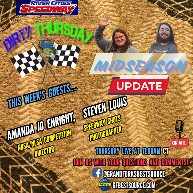 RCS Dirty Thursday - "Midseason Review" with NOSA/NLSA Competition Director, Amanda Jo Enright & Speedway Shots Photographer, Steven Louis