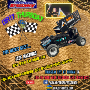 RCS Dirty Thursday – with NOSA Sprint Car Driver #8H, Jade Hastings