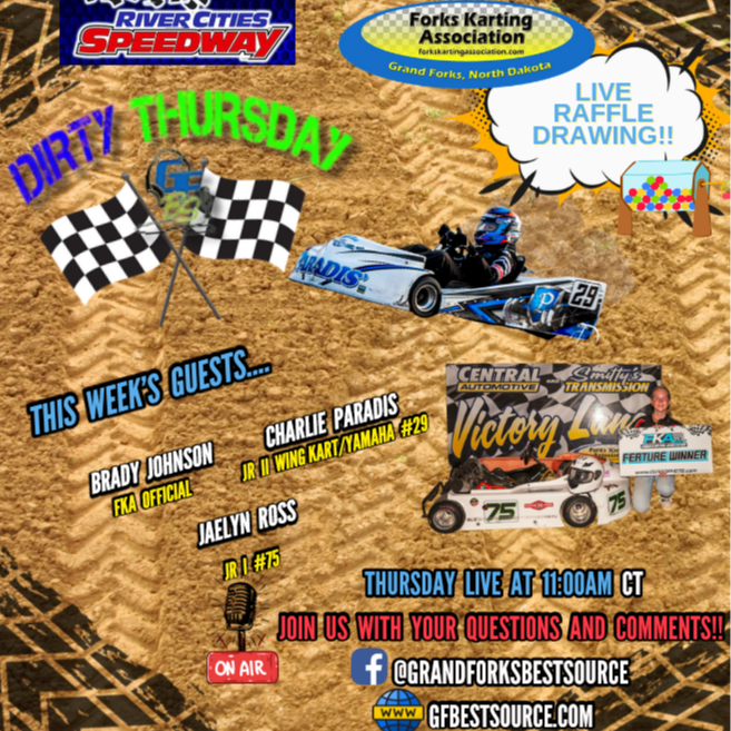 RCS Dirty Thursday - with FKA's Brady Johnson, & Drivers #29 Charlie Paradis & #75 Jaelynn Ross