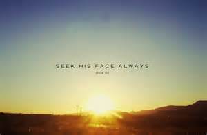 Seeking God's Face